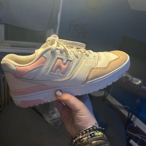 New balance 550 white pink